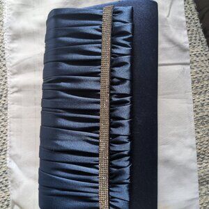 Nina Navy. blue Clutch Purse